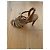 Sandali Tory Burch in pelle oro e marrone D'oro - vista 3