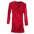 Maje long sleeve dress Dark red Polyester  ref.149671