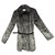 Patrizia Pepe coat 40 Black Wool Acrylic Mohair  ref.149729