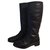 Louis Vuitton leather boots 38 Black  ref.149736