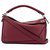 Loewe Small puzzle Dark red Leather  ref.149874