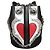 Delphine Delafon Modello del Sacro Cuore Nero Argento Rosso Blu