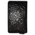 Chanel billetera ancha patrón Camellia negro Cuero  ref.149962