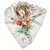 Lenço de seda floral branco Gucci Multicor Cru Pano  ref.150089