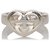 Gucci Anel em prata com coração GG Metal  ref.150124