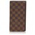 Louis Vuitton Brown Damier Ebene Brazza Wallet Leather Cloth  ref.150148