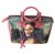 Louis Vuitton Speedy 30 Jeff Koons Pink Beige Leder Leinwand  ref.150182
