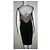 Diane Von Furstenberg Suri Bustierkleid Schwarz Creme Seide Wolle Roh - Ansicht 3