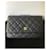 Chanel Wallet on chain Cuir Noir  ref.150202