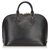 Louis Vuitton Black Epi Alma PM Leather  ref.150298