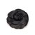 Chanel schwarzer Stoff Kamelie Brosche Tuch  ref.150315