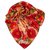 Foulard en soie à fleurs rouge Gucci Tissu Multicolore  ref.150327