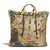 chanel maxi sac shopping nuova collezione 19/20 D'oro Pelle Cotone Metallo  ref.150350