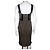 Diane Von Furstenberg Tai dress with metallic accents Brown Black - view 2