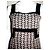 Diane Von Furstenberg Tai dress with metallic accents Brown Black - view 3