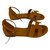 Hermès Sandals Caramel Suede  ref.150462