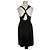 Diane Von Furstenberg Schwarzes Jersey Kleid mit V Ausschnitt - Ansicht 2