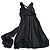 Diane Von Furstenberg Schwarzes Jersey Kleid mit V Ausschnitt - Ansicht 3