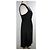 Diane Von Furstenberg Schwarzes Jersey Kleid mit V Ausschnitt - Ansicht 5