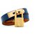 Hermès KELLY lined TOUR BLUE GOLD Golden Leather Gold-plated  ref.150624
