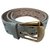 Ceinture Louis Vuitton Cuir Blanc cassé  ref.150671