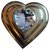 Yves Saint Laurent Case heart ysl Golden Metal  ref.150701
