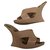 Vivienne Westwood Anglomania Anglomania wedges Flesh Rubber  ref.150799