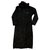 D&G D & G Dolce Gabbana Maxi chaqueta de lluvia con capucha negro Goma  ref.150822