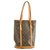 Louis Vuitton Bucket GM Brown Cloth  ref.150850