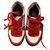 Stella Mc Cartney sneakers Cuir Blanc Rouge  ref.150947