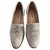 The Kooples Flats Grey Taupe Leather  ref.151061