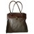 Burberry it bag "shopper" Khaki Leather  ref.151102
