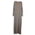 Acne Robe longue en taupe Coton Polyester  ref.151168