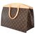 Louis Vuitton Riviera Brown Leather Cloth  ref.151217