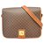 Céline Macadam Shoulder Bag Brown Leather  ref.151220