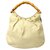 Gucci Bamboo Hand Bag Cream Leather  ref.151350