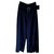 Céline calça, leggings Azul marinho Lã  ref.151366