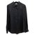 Lanvin Camisa de esmoquin de sarga de seda Negro  ref.151587