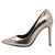 Karl Lagerfeld Manoire court pumps silver Silvery Patent leather  ref.151628