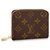 Louis Vuitton Zippy coin purse new Brown Leather  ref.151761