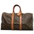 Louis Vuitton keepall 45 Brown Cloth  ref.151764
