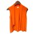 Hermès Tops Orange Seide  ref.151793