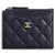 Chanel Card Wallet new Blue Leather  ref.151805
