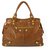 BALENCIAGA Tan Brown Leather Giant 21 Gold RTT Bag weekend bag  ref.151859