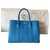 Hermès Garden Party 36 Blue Leather  ref.151953