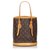 Louis Vuitton Brown Monogram Petit Bucket Leather Cloth  ref.152083