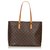 Louis Vuitton Brown Monogram Luco Tote Leather Cloth  ref.152084