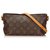 Louis Vuitton Brown Monogram Trotteur Leather Cloth  ref.152100