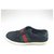 Sneakers Gucci in pelle scamosciata nera con lacci Nero Multicolore Svezia  ref.152124