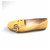 Mocassini Gucci in camoscio giallo Svezia Pelle  ref.152143